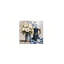 «Farmhouse Decor Vintage Coffee Pot & Wildflowers», art mural en bois 16 po x 16 po