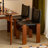Retro Solid Boxwood Rectangular Dining Table-849977476