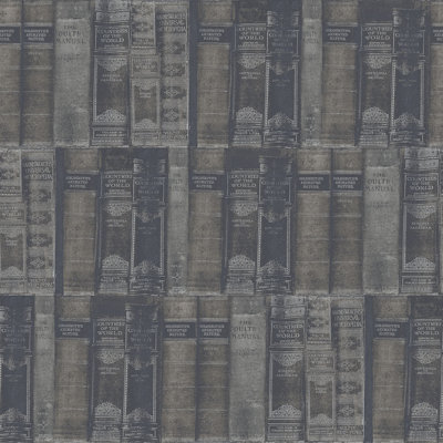 Nostalgie Library Books Wallpaper Roll