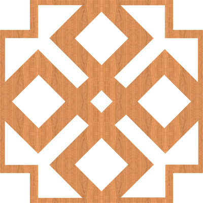 23.375" x 23.375" 3D Wall Panel