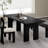Black Rectangular Solid Dining Table For Dining Room/Kitchen-1140979455