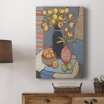 Table Still Life II -Custom Wrapped Gallery Cavas