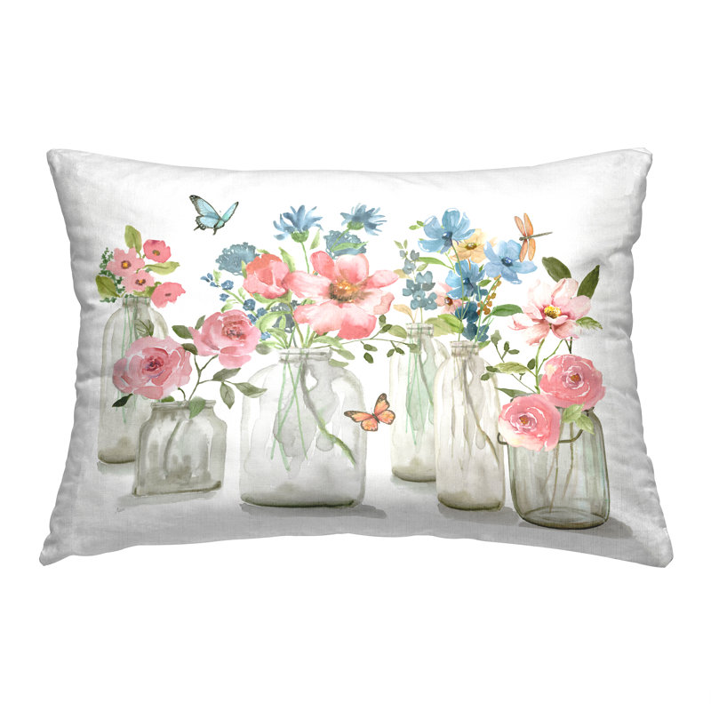 Floral Throw Pillow