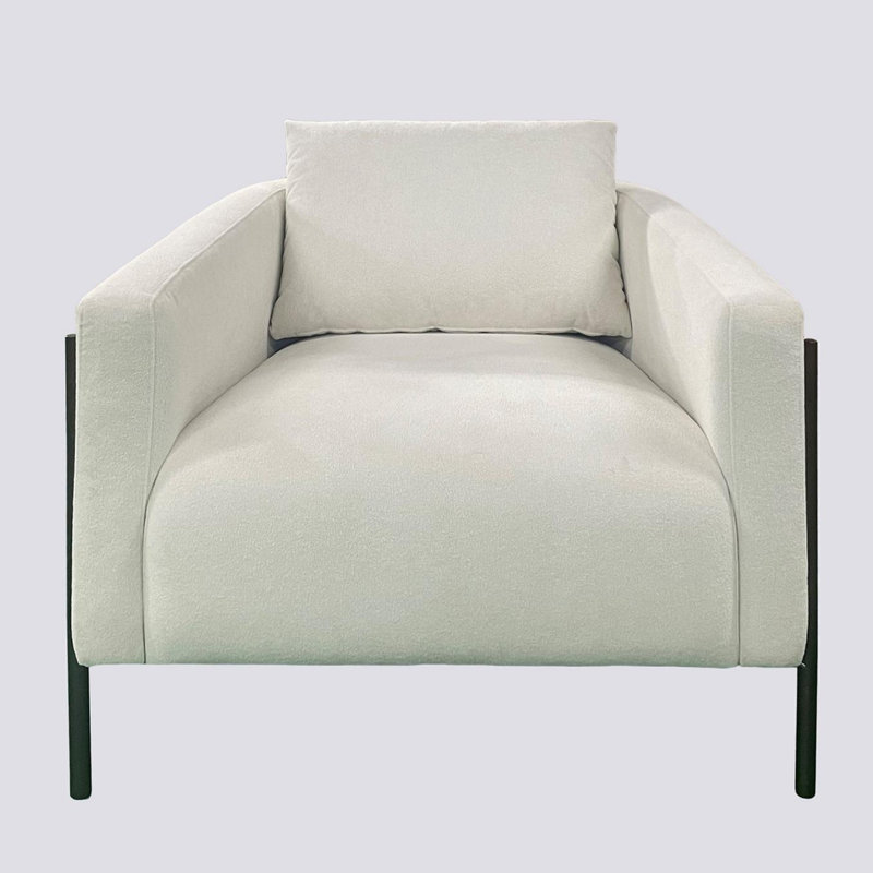 Chaise d'appoint avec extérieur en corde
