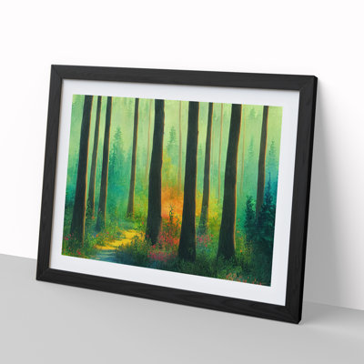 Watercolour Summer Forest Vol.1 - Single Picture Frame Print