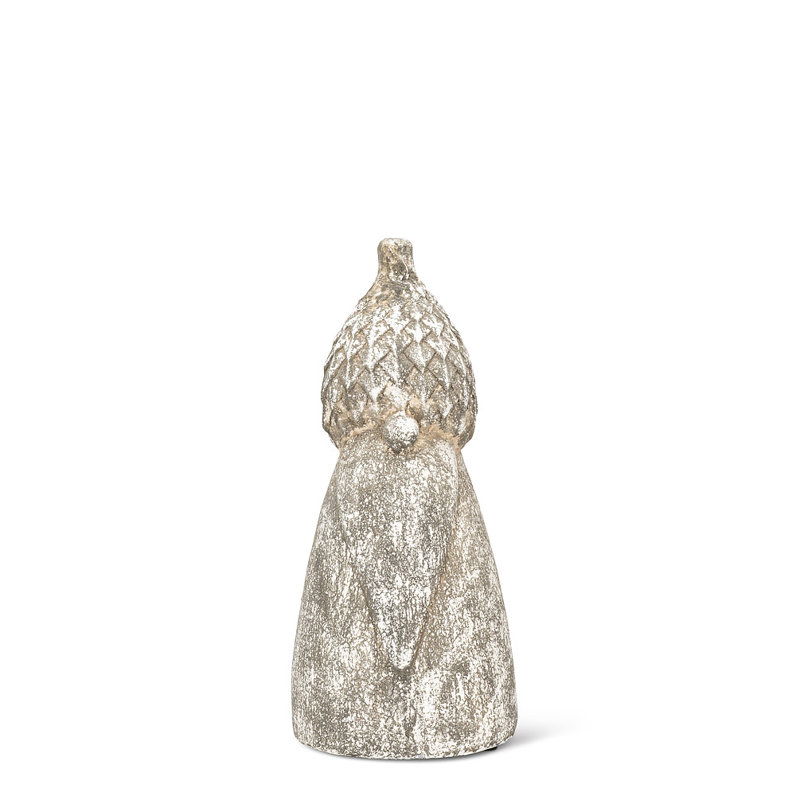 Sculpture Loudoun Pinecone Hat Gnome, H 13,5 po x l 6 po x P 6 po