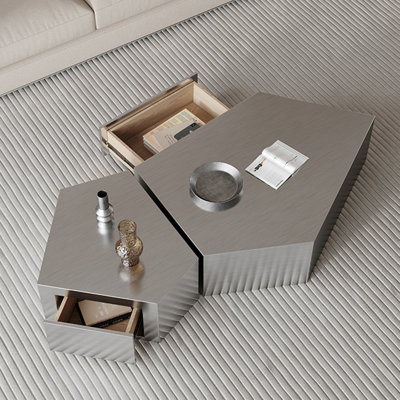 Ensemble de tables basses luxueuses et légères