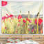 Fleurs de coquelicots sauvages dans une tapisserie-28487899