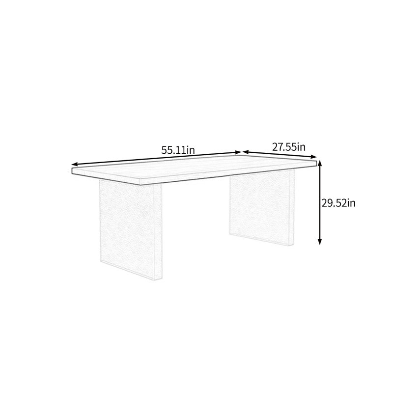 Serra, H 29,52 po x l 27,55 po x L 55,11 po