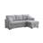Glenoe Upholstered Pull out Sofa Couch Bed With Storage Chaise-87705619