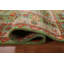 Tapis vert à motif géométrique vert Kazak 7 x 10