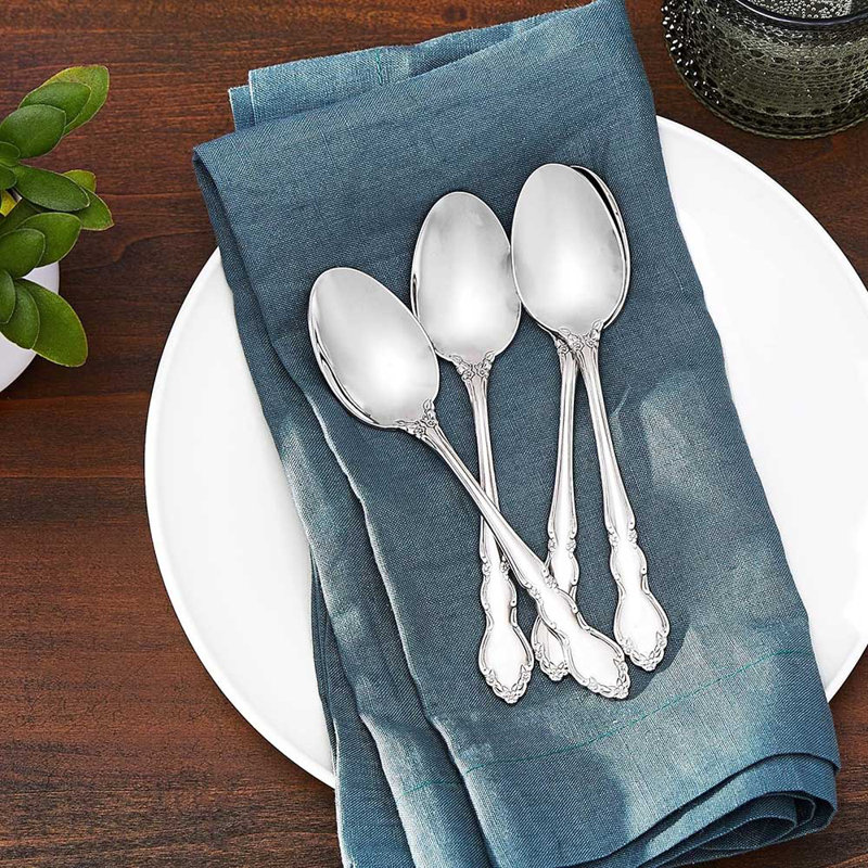 Oneida Dover Flatware Teaspoons, 18/10 Stainless Steel