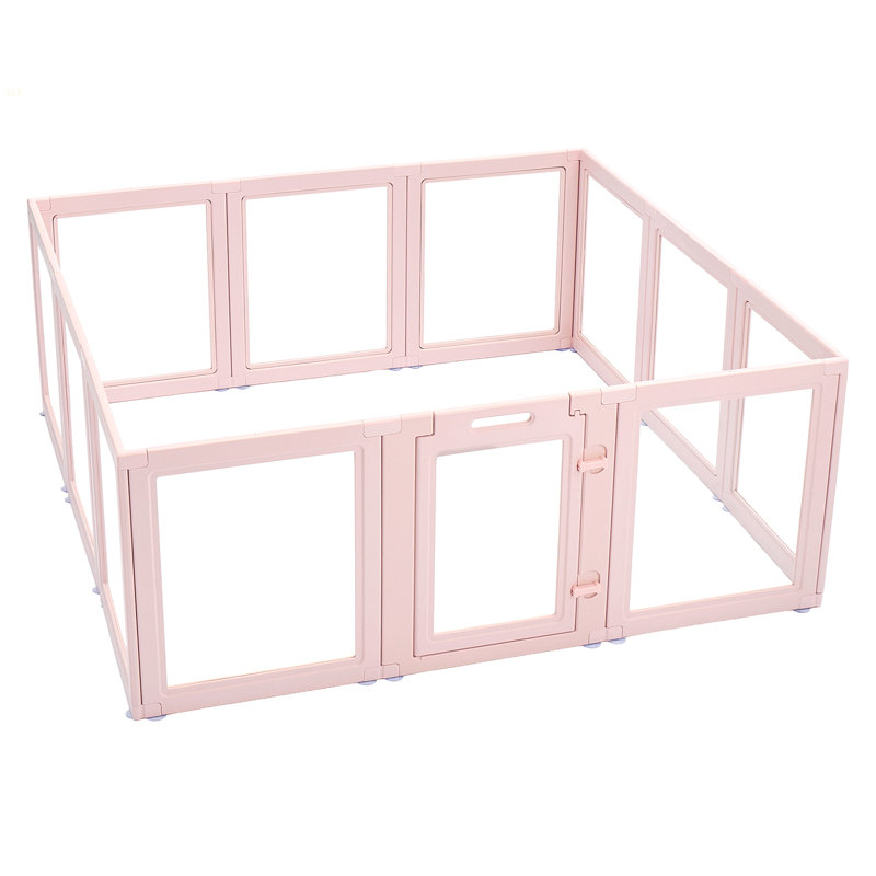 Boîte de mise bas pour chien avec fenêtre transparente pour chien très grand 60 po x 59 po x 23 po