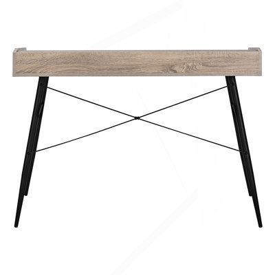 Bureau d'ordinateur avec tablettes de rangement
