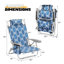 Chaises de plage pliantes Brio avec sangles de sac à dos, sièges de camping portables avec poche de refroidissement-748580794