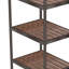 Isleton 16.1'' W Metal Storage Rack with Wheels