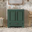 Luxurious Bathroom Vanity with Ceramic Sink, Bathroom Vanities Cabinet with 2 large Soft Closing Doors,Bathroom Storage Cabinet-128972916
