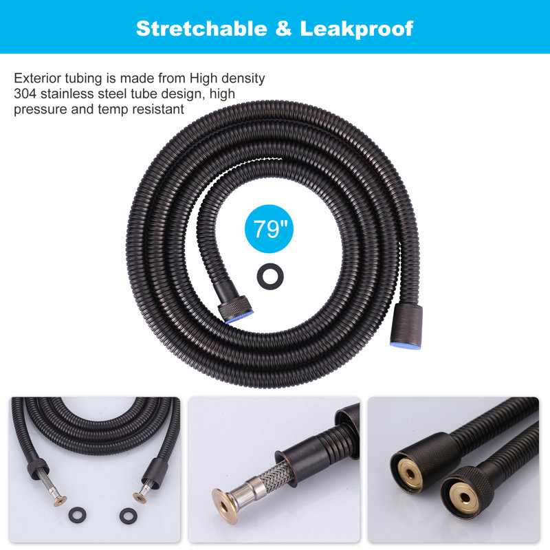 Bidet Hose For Bathing Toilet Cleaning, Oil Rubbed Bronze