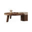 Table basse en bois de noyer massif