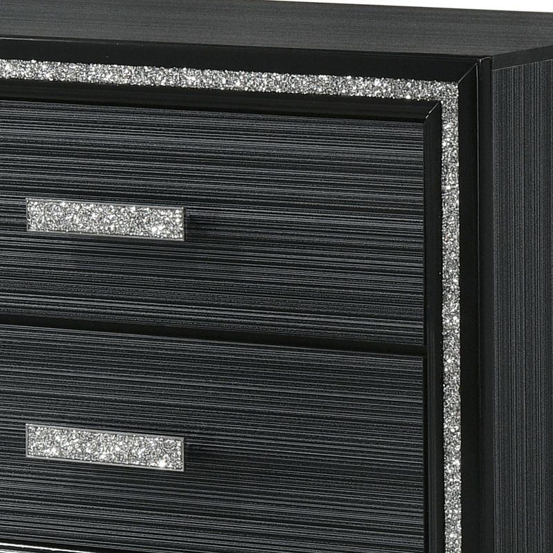 Table de chevet Haiden, Noir