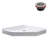 36 in. x 36 in. Corner Acrylic Shower Base in Glossy White With Corner Drain, Drain Included-114639266