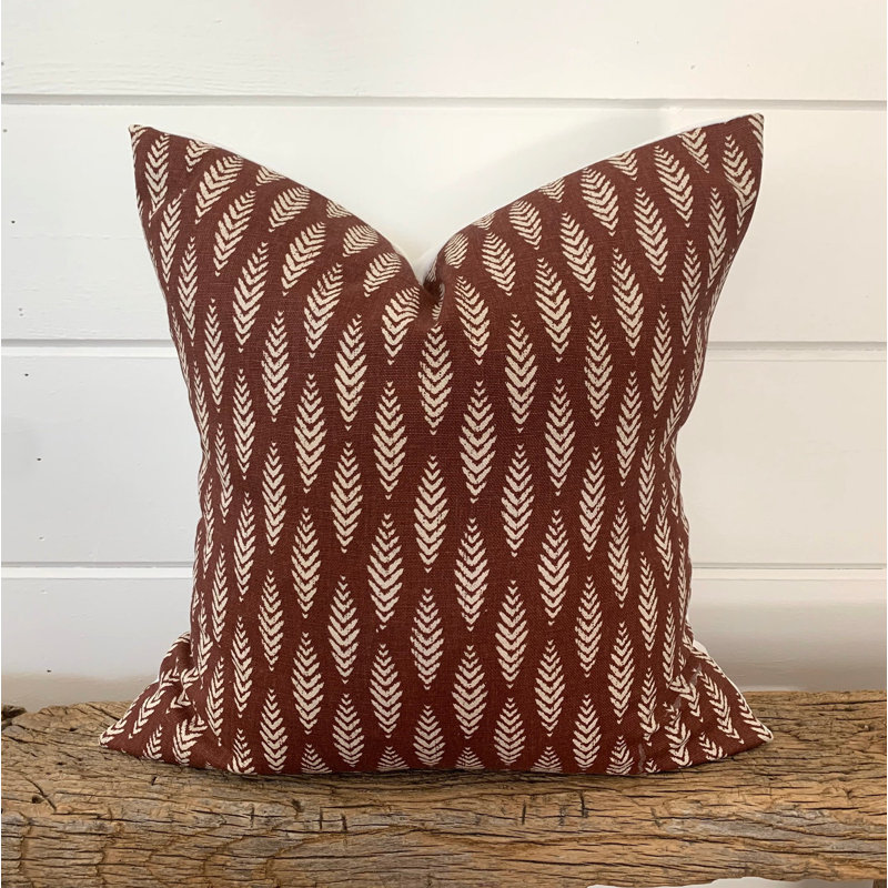 Housse de coussin en coton, 19 po x 19 po
