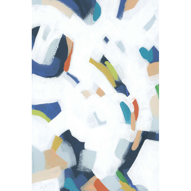 «Bright Orbit I» par June Erica Vess - reproduction d'art sur toile tendue, L 20 po x H 30 po