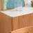 Nordic Red Oak Multifunctional Food Cabinet
