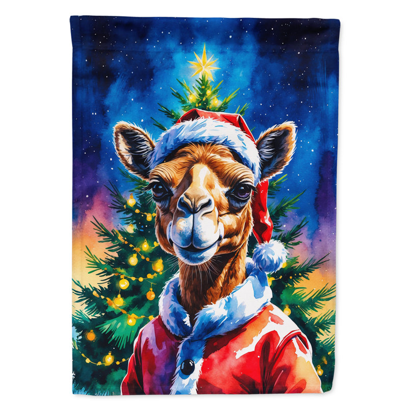 Drapeau de jardin de Noël, Chameau