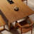Brown Rectangular Solid Wood Dining Table-108225479