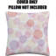 Indoor / Outdoor Abstract Pink Square Cushion Cover-647016402
