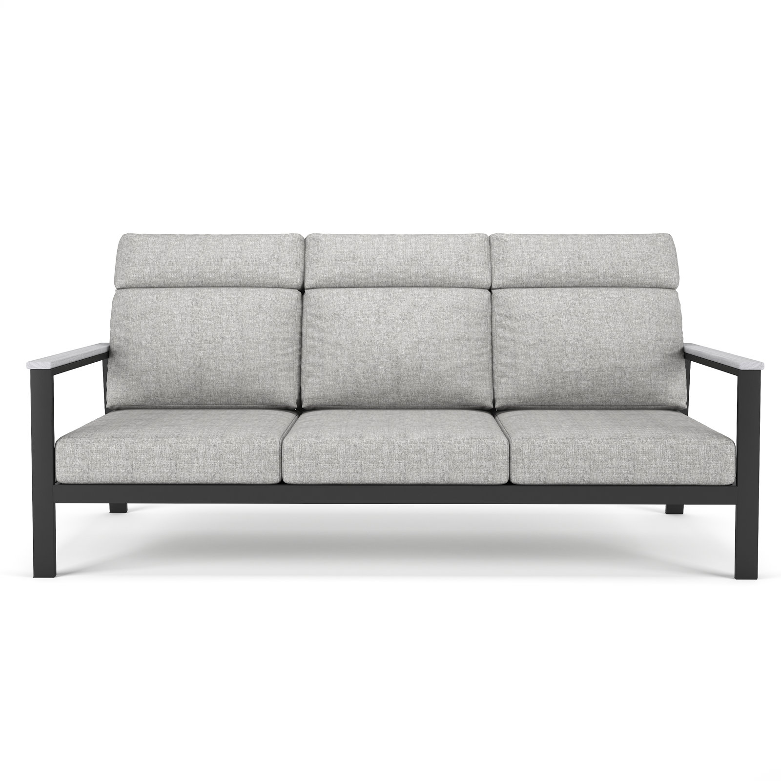 Townsend 80" Sunbrella® Patio Sofa, Canvas Granite, White, Yes