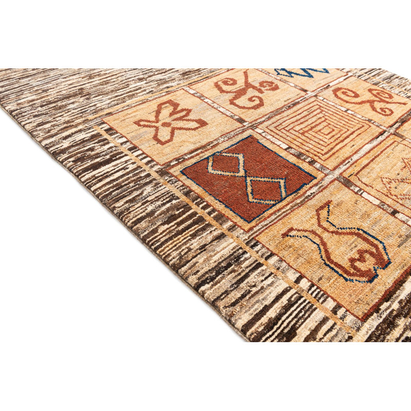 Tapis brun Naber