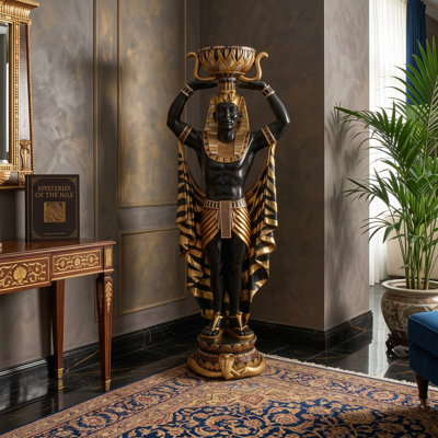 Cleopatra's Nubian Guard Grand-Scale Statue