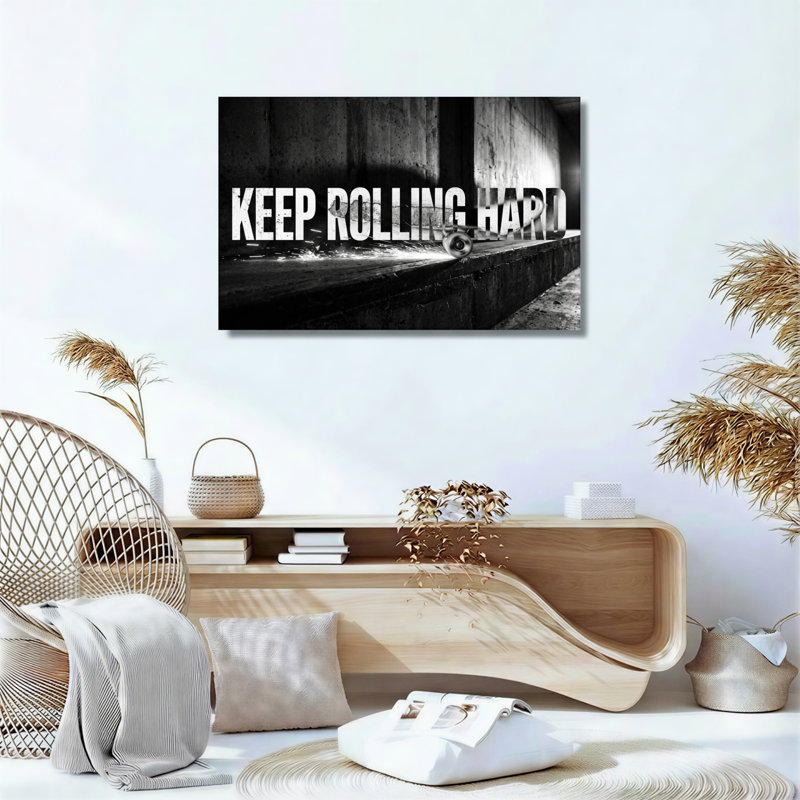 Keep Rolling, reproduction d'art sur toile, ensemble de 1, 18"H x 24"W, Wrapped Canvas