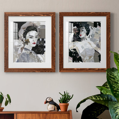 Runway Pause - ensemble de 2 peintures