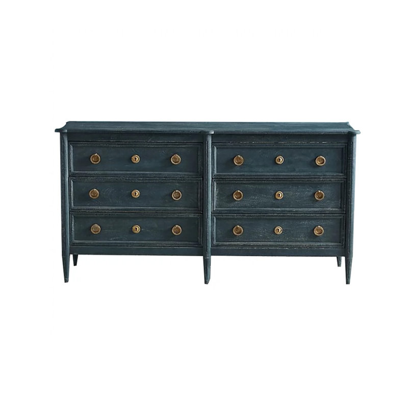 Buffet Classical Simple, Bleu foncé