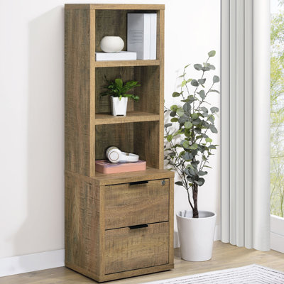 Bibliothèque verrouillable à 3 tablettes Mango