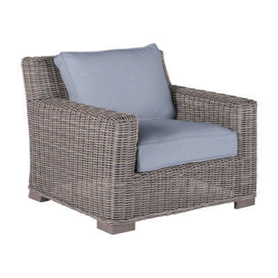 Rustic Woven Lounge Chair