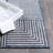 Beach House Power Loom Polypropylene Plastic; Polyester Striped Indoor / Outdoor Rug-2128753209