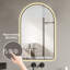 Miroir de salle de bain 32 po x 60 po à DEL pour salle de bain, fonction de temps et de température, rétroéclairage, brouillard, option d'éclairage réglable de 3 couleurs, cadre de salle de bain noir de 32 po x 60 po, présentoir, rétroéclairé, brumisateur, à intensité variable,
