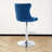 360°Swivel Bar Stools with Sliver Base-245266682