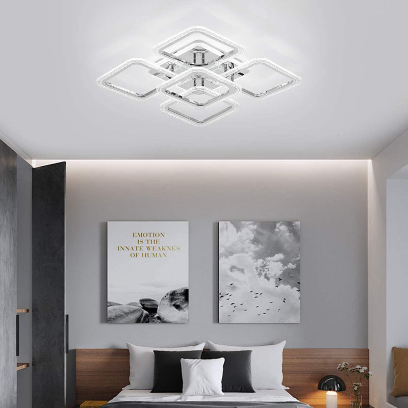 Lolanda 5 - Light 23.62" Acrylic LED Flush Mount