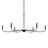 Ilia 6-Light Matte Black Extra Large Chandelier-127380252-130942682