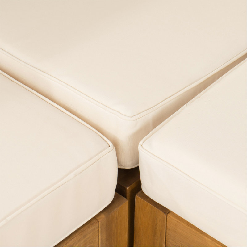 Banc de coin pour terrasse-R, beige
