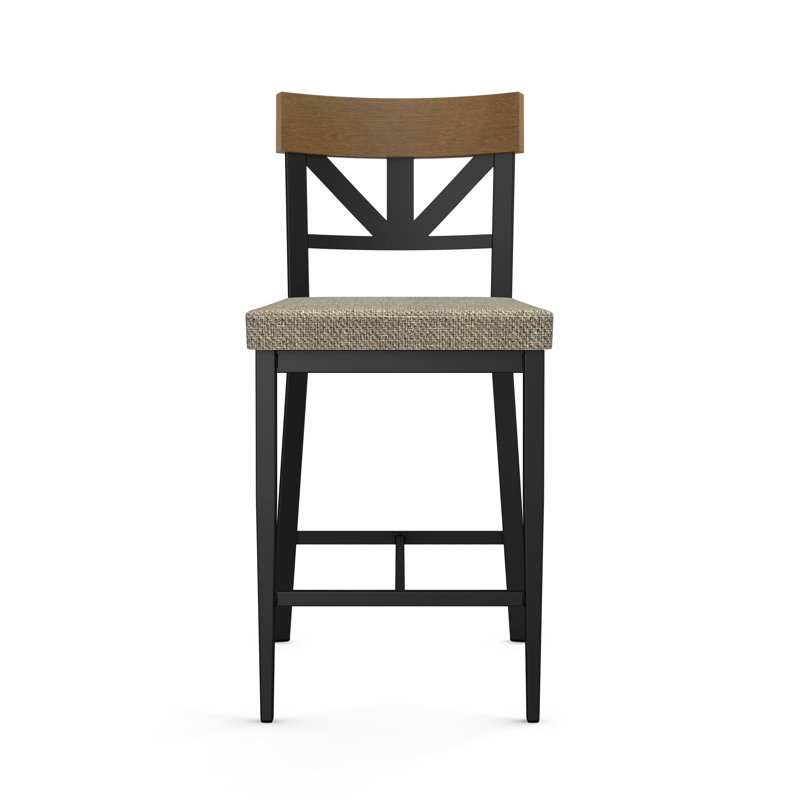 Tabouret de comptoir Mcallier, Beige
