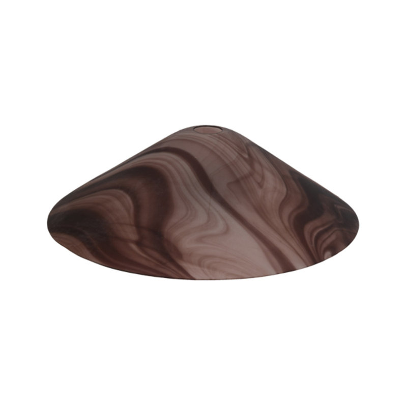 Abat-jour fantaisie en verre Daviss H 5,5 po
