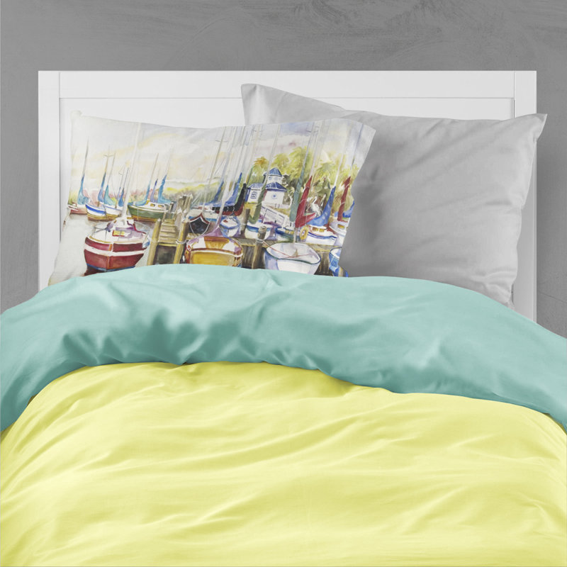 Paradise Yacht Club II Sailboats Microfiber