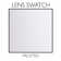 2 - Light 12" Simple Square / Rectangle Semi Flush Mount