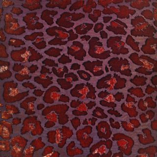 Leopard Square Velvet Pillow, Square 20"H x 20"W, Leopard Wildberry